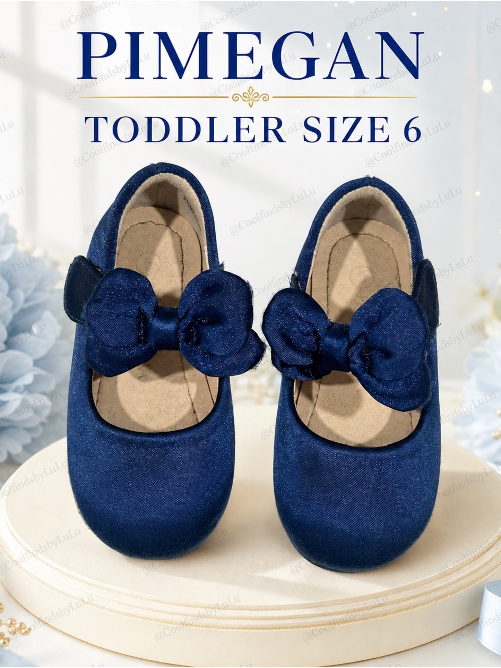 PANDANINJIA Royal Blue Toddler Shoes – Size 5